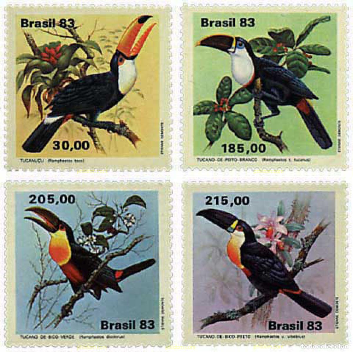 Sellos: 36503 MNH BRASIL 1983 TUCANES