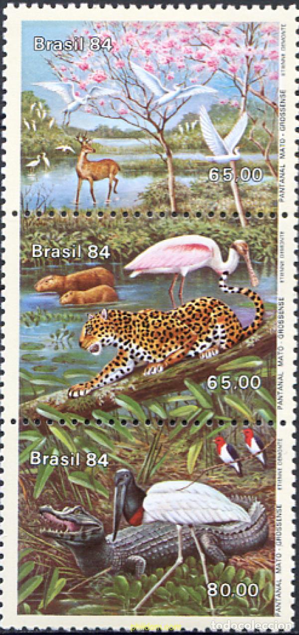 Sellos: 113753 MNH BRASIL 1984 FAUNA Y FLORA LOCAL