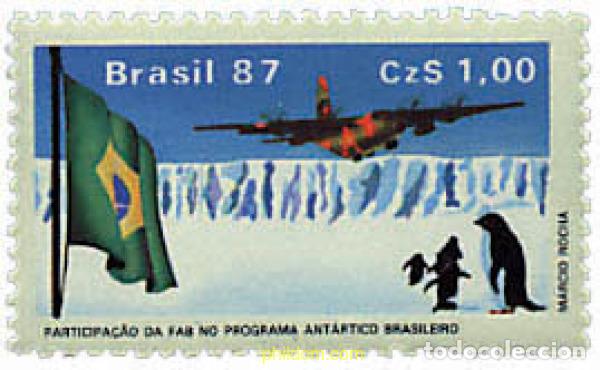 Sellos: 75652 MNH BRASIL 1987 PARTICIPACION DE LAS FUERZAS AEREAS EN EL PROGRAMA ANT