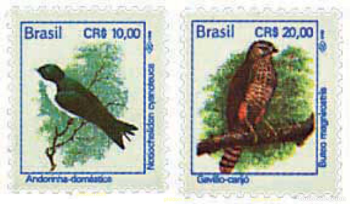 Sellos: 36517 MNH BRASIL 1994 PAJAROS URBANOS