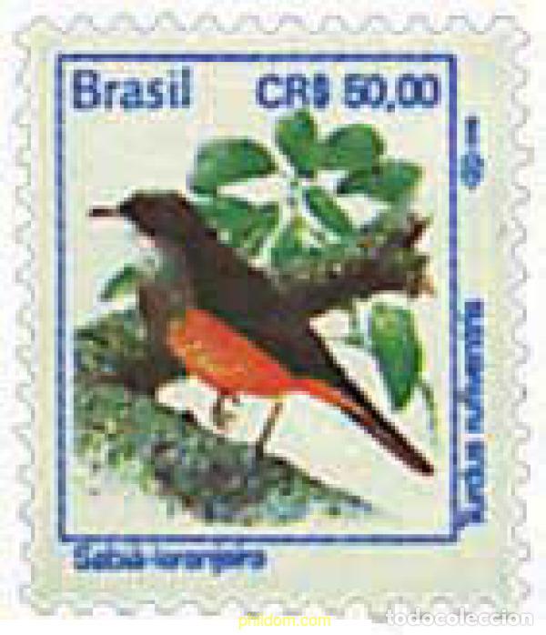 Sellos: 36516 MNH BRASIL 1994 PAJAROS URBANOS