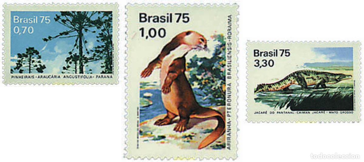 Stamps: 29660 MNH BRASIL 1975 PROTECCION DE LA NATURALEZA