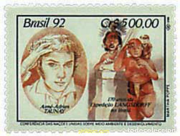 Sellos: 204653 MNH BRASIL 1992 CONFERENCIA DE LAS NACIONES UNIDAS SOBRE EL MEDIO AMBIENTE