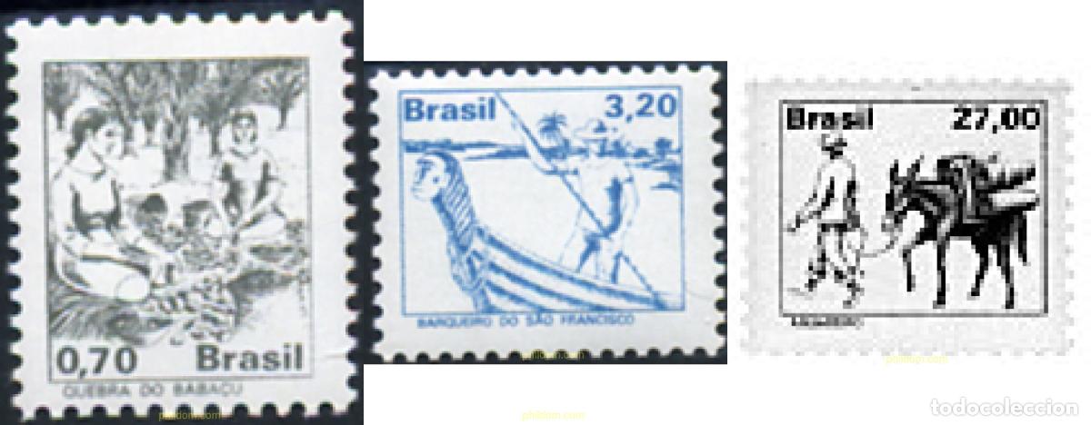 Sellos: 29665 MNH BRASIL 1979 TRABAJOS NACIONALES.