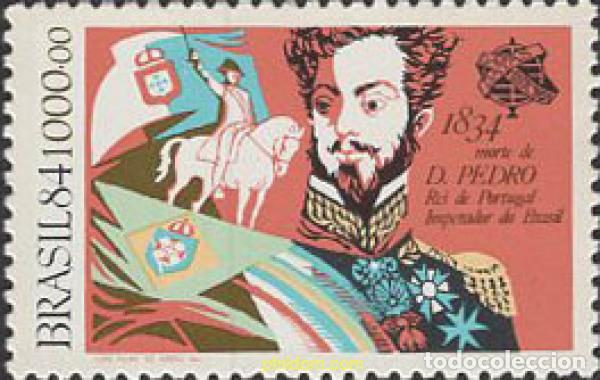 Sellos: 29722 MNH BRASIL 1984 150 ANIVERSARIO DE LA MUERTE DE PEDRO IV.
