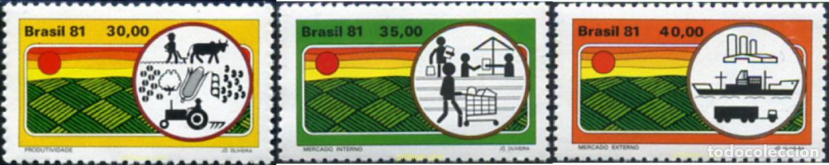 Sellos: 39511 MNH BRASIL 1981 DESARROLLO AGRICOLA