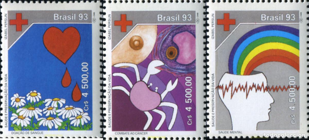 Sellos: 29382 MNH BRASIL 1993 SALUD