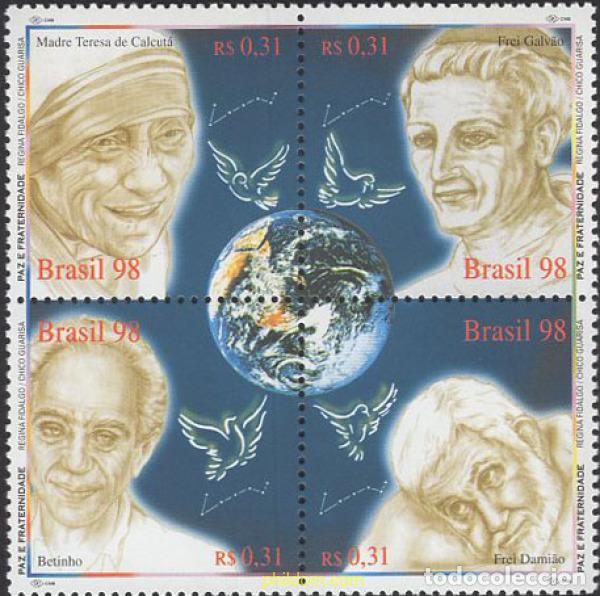 Sellos: 184558 MNH BRASIL 1998 PAZ Y FRATERNIDAD