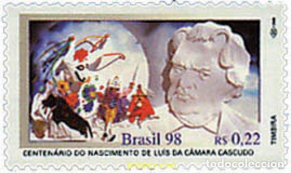 Sellos: 184546 MNH BRASIL 1998 CENTENARIO DEL NACIMIENTO DE LUIS DA CAMARA CASCUDO