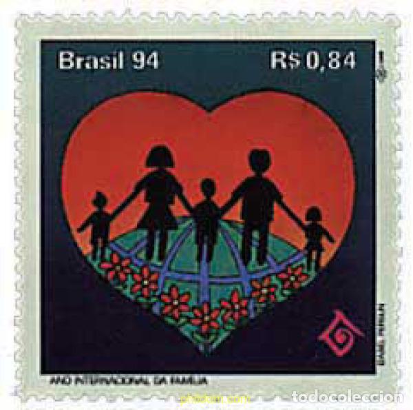Sellos: 33840 MNH BRASIL 1994 A&Ntilde;O INTERNACIONAL DE LA FAMILIA