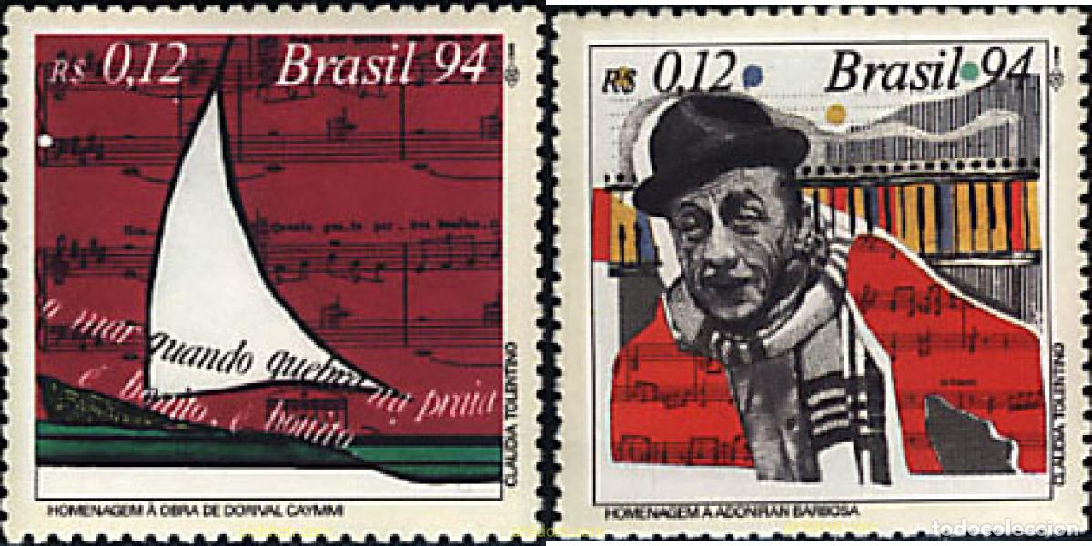 Stamps: 60684 MNH BRASIL 1994 MUSICA POPULAR
