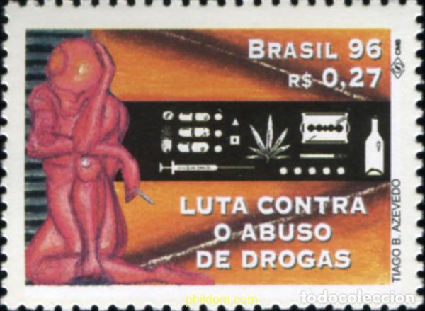 Stamps: 139480 MNH BRASIL 1996 LUCHA CONTRA LA DROGA
