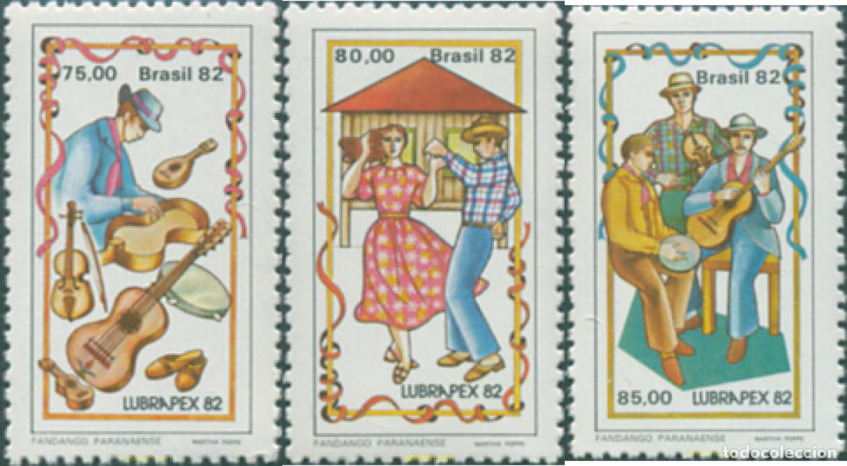 Stamps: 204382 MNH BRASIL 1982 LUBRAPEX 82. EXPOSICION FILATELICA LUSO-BRASILIANA