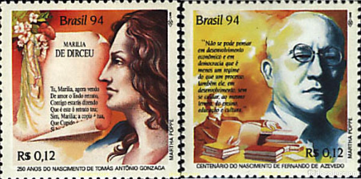 Stamps: 57802 MNH BRASIL 1994 SEMANA DEL LIBRO