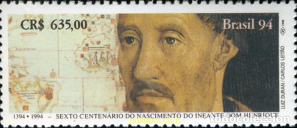 Stamps: 204928 MNH BRASIL 1994 6&ordm; CENTENARIO DEL NACIMIENTO DEL PRINCIPE DOM HENRIQUE