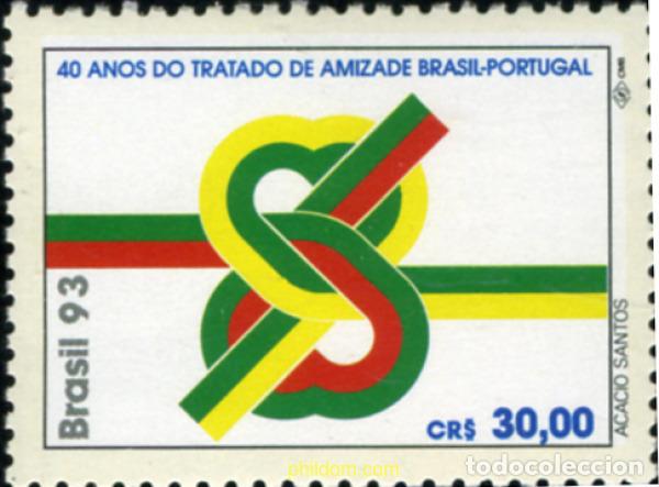 Stamps: 171795 MNH BRASIL 1993 40 ANIVERSARIO DEL TRATADO DE AMISTAD CON PORTUGAL