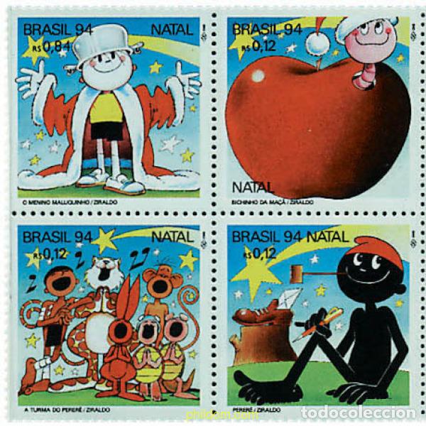 Stamps: 129151 MNH BRASIL 1994 NAVIDAD