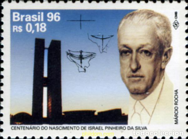 Stamps: 139487 MNH BRASIL 1996 CENTENARIO DEL NACIMIENTO DE ISRAEL PINHEIRO DA SILVA