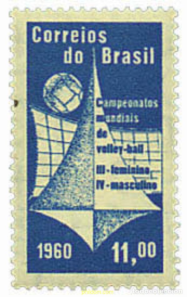 Sellos: 26466 MNH BRASIL 1960 CAMPEONATOS DEL MUNDO DE BALONVOLEA