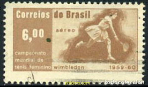 Sellos: 199925 USED BRASIL 1960 CAMPEONATOS DEL MUNDO DE TENIS FEMENINO EN WIMBLEDON