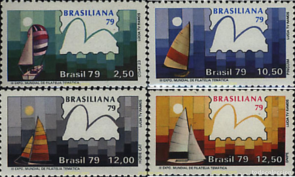 Sellos: 26479 MNH BRASIL 1979 BRASILIANA 79. 3 EXPOSICION MUNDIAL DE FILATELIA TEMATICA