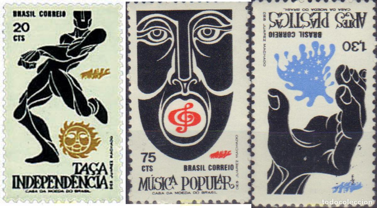 Sellos: 579205 HINGED BRASIL 1972 150 ANIVERSARIO DE LA INDEPENDENCIA