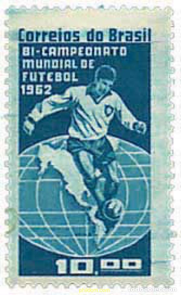 Sellos: 26526 MNH BRASIL 1963 BICAMPEONATO MUNDIAL DE FUTBOL.