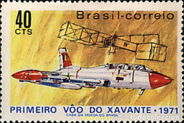 Sellos: 26850 MNH BRASIL 1971 PRIMER VUELO DEL &rdquo;XAVANTE&rdquo;