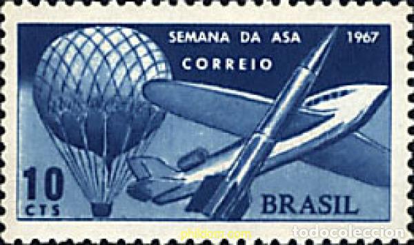 Sellos: 26847 MNH BRASIL 1967 SEMANA DE LA AVIACION