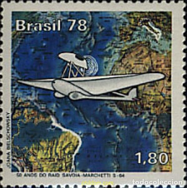 Sellos: 26853 MNH BRASIL 1978 RAID AEREO