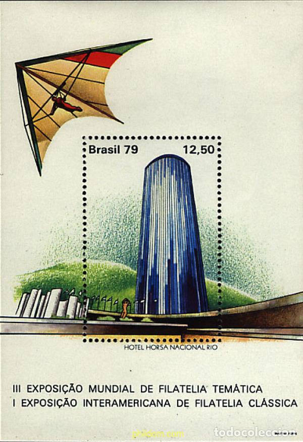 Sellos: 39507 MNH BRASIL 1979 BRASILIANA 79. 3 EXPOSICION MUNDIAL DE FILATELIA TEMATICA