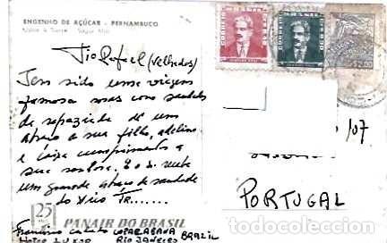 Sellos: Brasil y Pernambuco, Ingenio Azucarero, PUB 25 A&ntilde;os de Panair de Brasil, Lisboa 1971 (118)