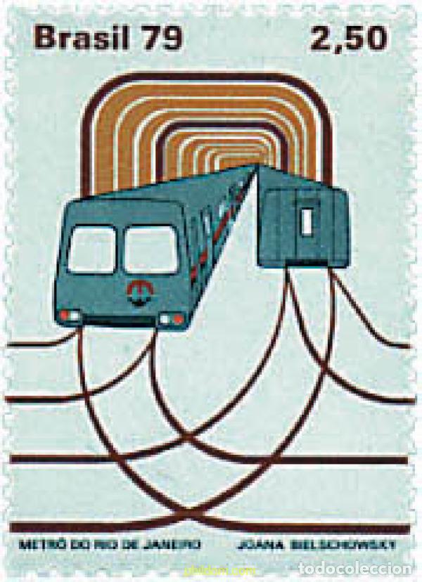 Sellos: 57785 MNH BRASIL 1979 INAUGURACION DEL METRO DE RIO DE JANEIRO