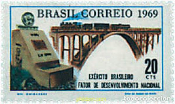 Sellos: 293716 MNH BRASIL 1969 HONOR A LA ARMADA