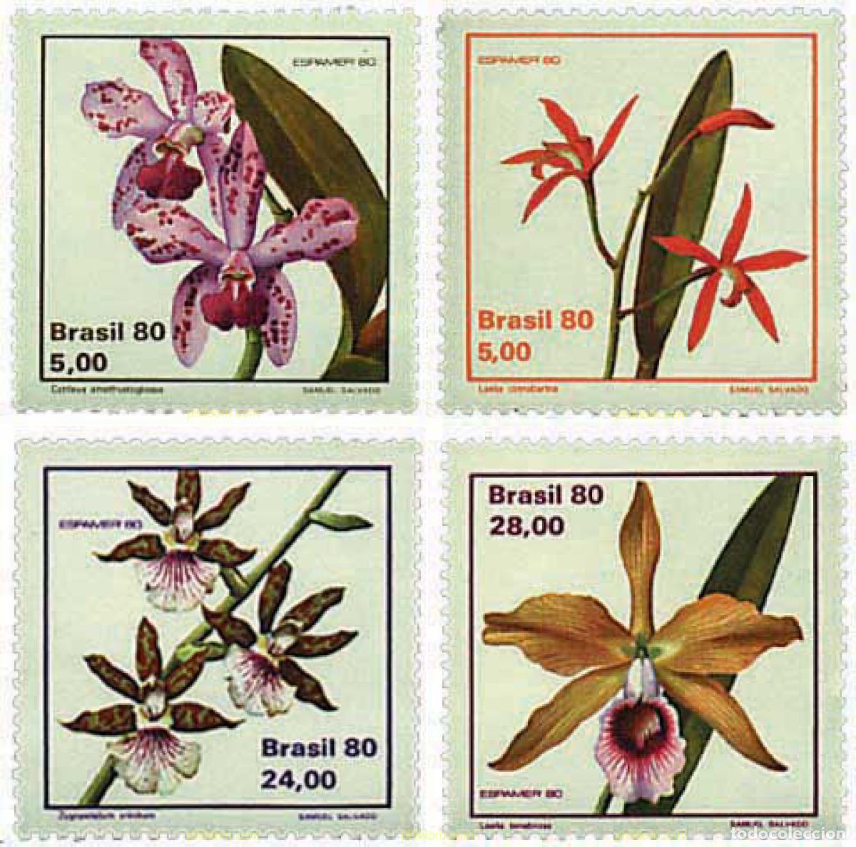 Sellos: 81612 MNH BRASIL 1980 ESPAMER 80. EXPOSICION FILATELICA INTERNACIONAL