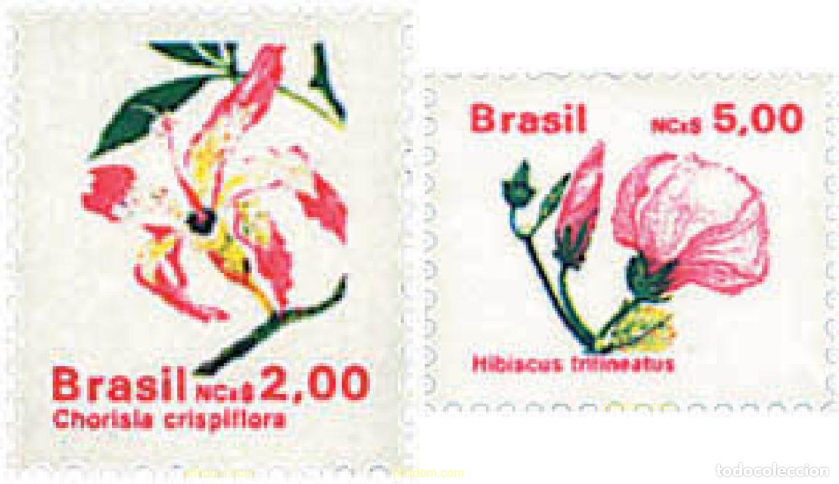 Sellos: 81669 MNH BRASIL 1989 FLORA BRASILE&Ntilde;A