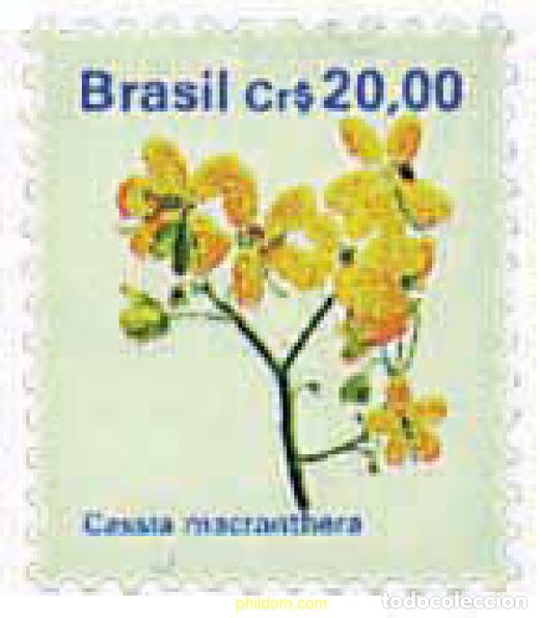 Sellos: 81672 MNH BRASIL 1990 FLORA BRASILE&Ntilde;A