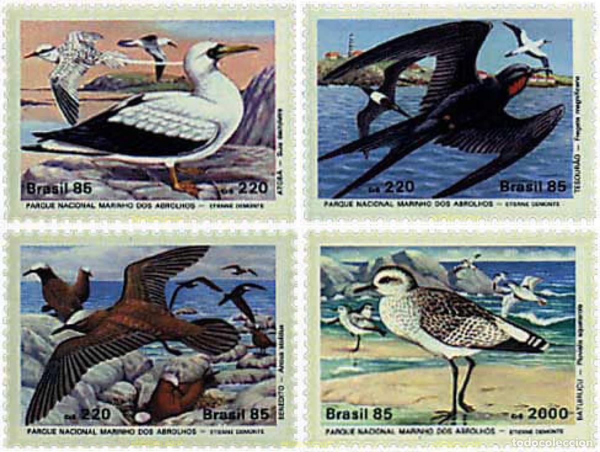 Sellos: 48952 MNH BRASIL 1985 PARQUE NACIONAL MARITIMO DE ABROLHOS