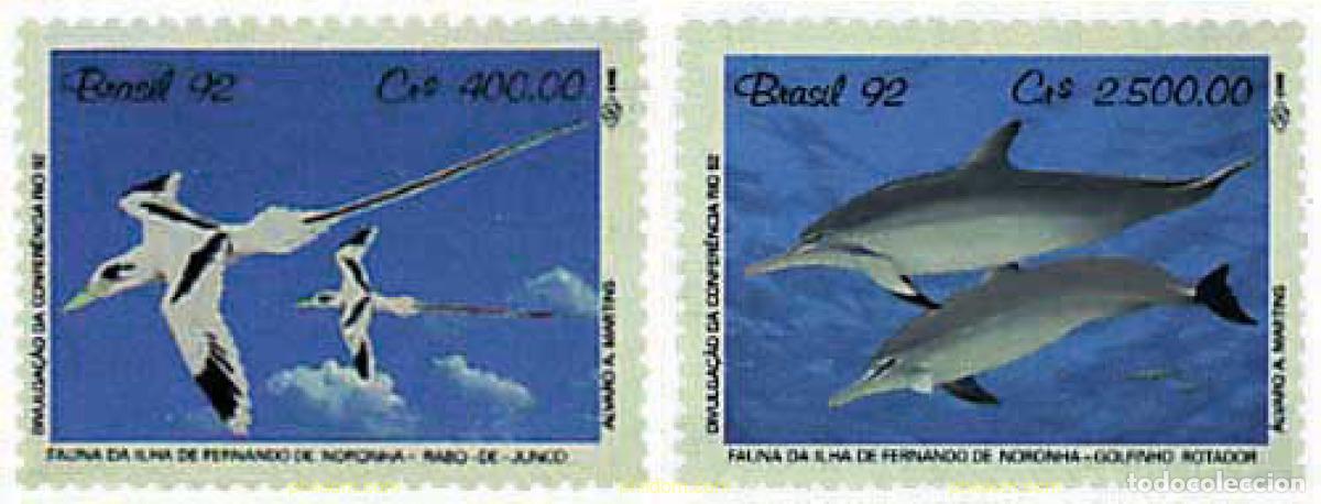 Sellos: 36513 MNH BRASIL 1992 PRESERVACION DEL MEDIO AMBIENTE
