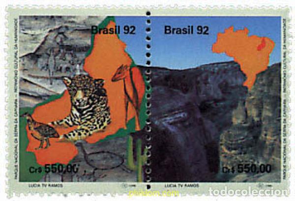 Sellos: 113985 MNH BRASIL 1992 PARQUE NACIONAL DE CAPIVARA