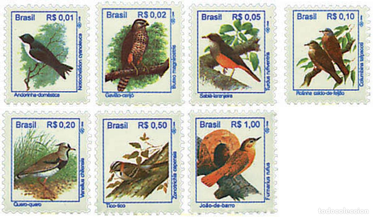 Sellos: 36520 MNH BRASIL 1994 PAJAROS URBANOS