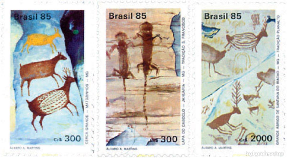 Sellos: 48951 MNH BRASIL 1985 BRAPEX VI. EXPOSICION NACIONAL DE FILATELIA