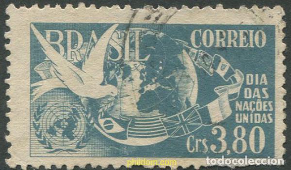 Sellos: 675030 USED BRASIL 1952 DIA DE LAS NACIONES UNIDAS