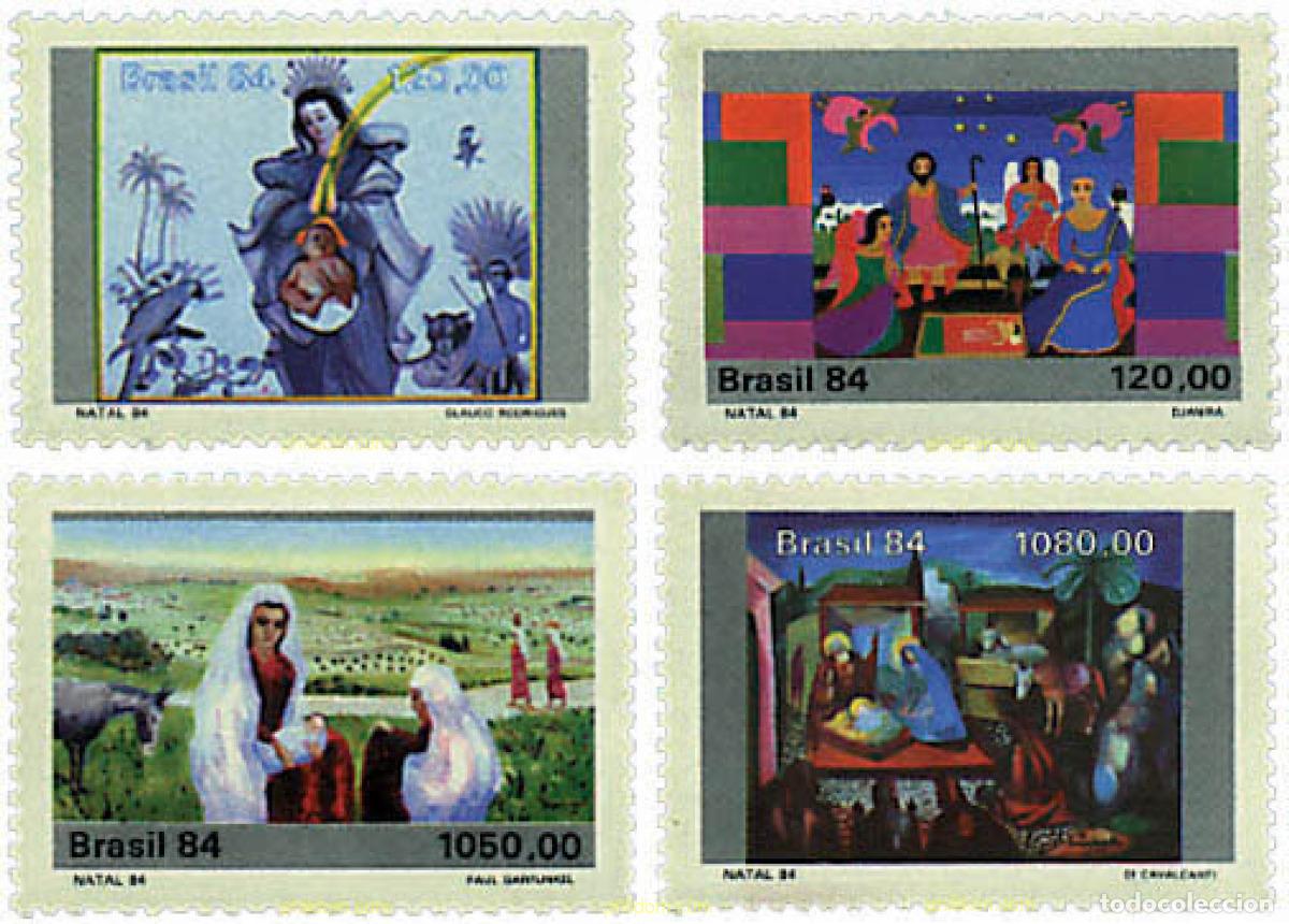 Sellos: 36506 MNH BRASIL 1984 NAVIDAD