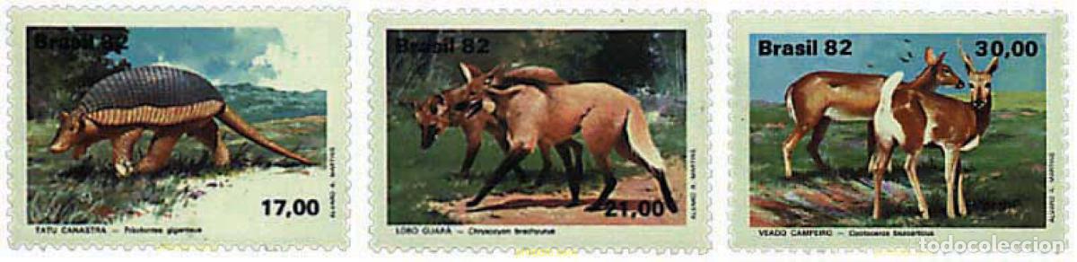 Sellos: 29667 MNH BRASIL 1982 FAUNA SALVAJE