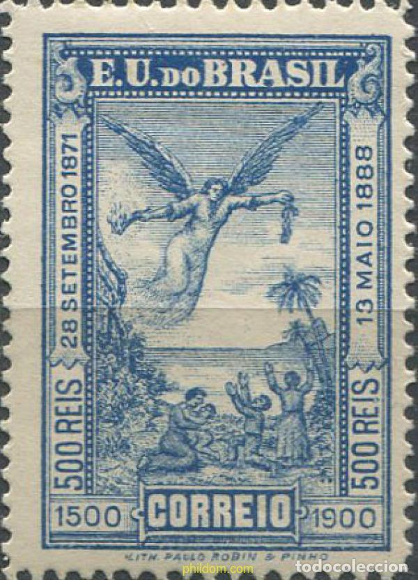 Sellos: 674272 USED BRASIL 1900 4 CENTENARIO DEL DESCUBRIMIENTO DE BRASIL.