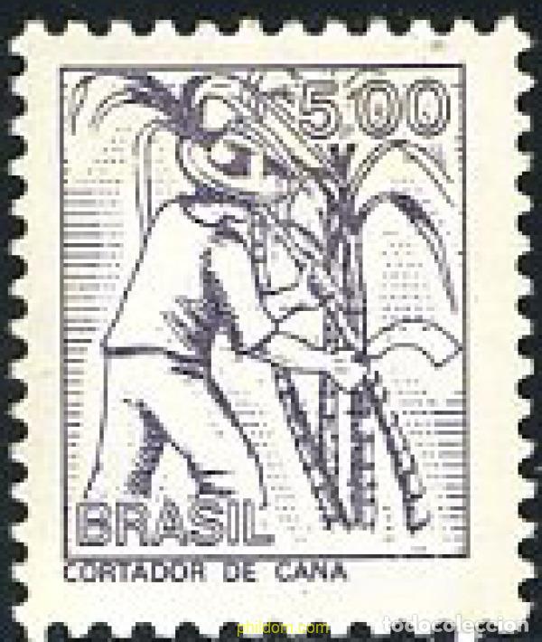 Sellos: 654829 MNH BRASIL 1977 TRABAJOS NACIONALES.