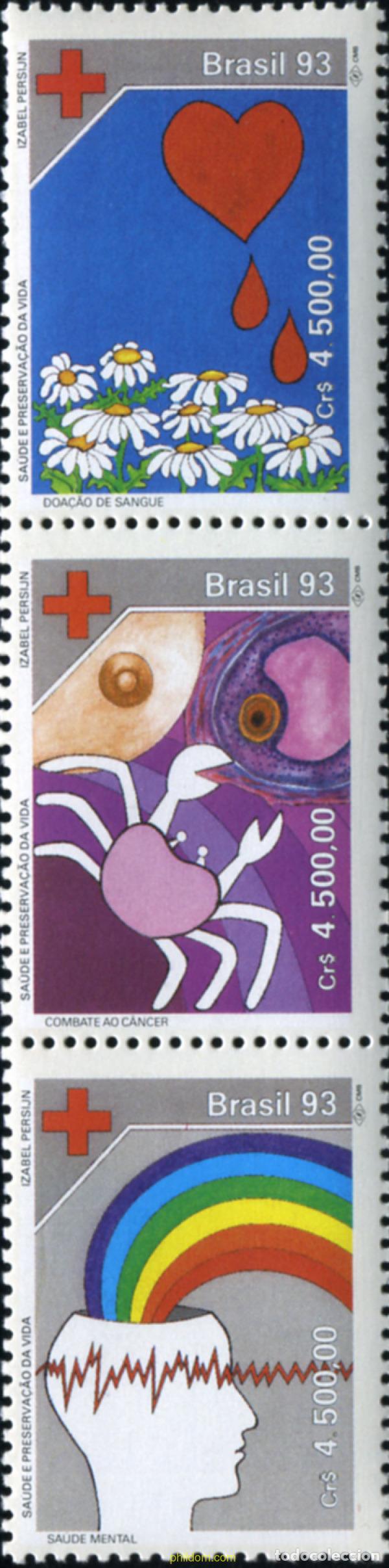Sellos: 171810 MNH BRASIL 1993 SALUD