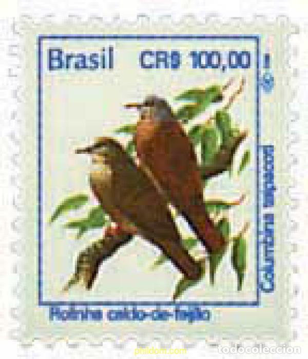 Sellos: 193595 MNH BRASIL 1994 PAJAROS URBANOS
