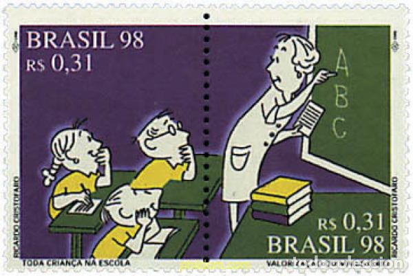 Sellos: 184535 MNH BRASIL 1998 PROGRAMA PARA LA PROMOCION DE LA EDUCACION